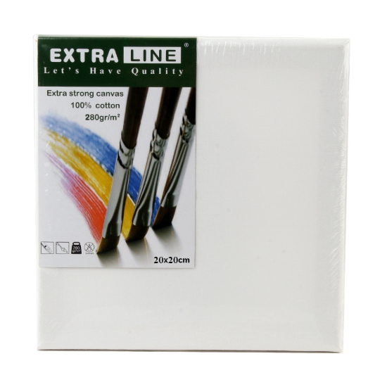 Bild von Toal Canves Chassis 100% natürliche Baumwolle 20 x 20 cm 280 g - Extra Linie