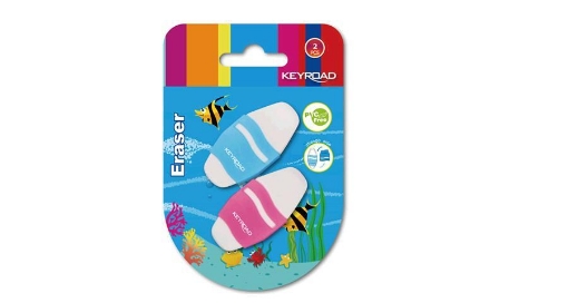 Picture of  Eraser 2 pcs Fishy Keyroad Model KR970706