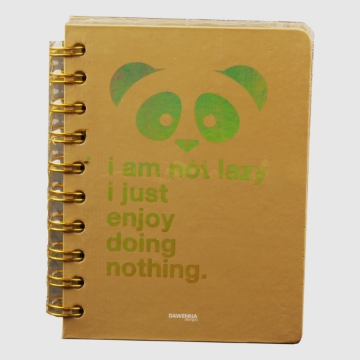 Show details for Hardcover notebook (lazy panda) 180 sheets (10 * 14) cm Dawenha Picture of Hardcover notebook (lazy panda) 180 sheets (10 * 14) cm Dawenha