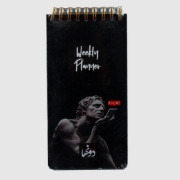 Picture of نوتة سلك بتصميم روماني 60 ورقة مقاسات 8*16 سم دونها موديل 51866