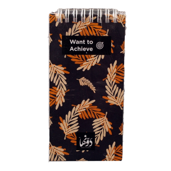 Imagen de Cuaderno de alambre 60 hojas 8*16 cm (Mimosa Pudica) Dawenha