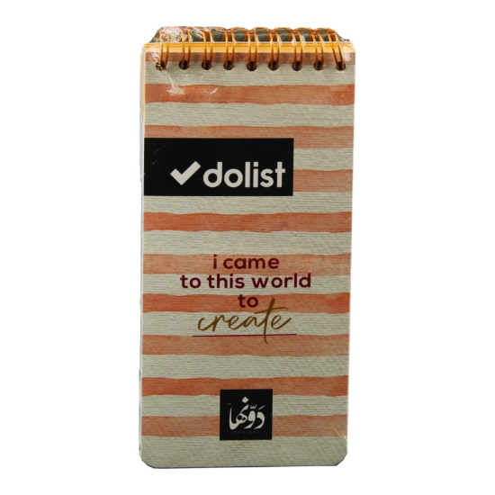 Imagen de Cuaderno espiral 60 hojas (16 × 8) cm Dawenha