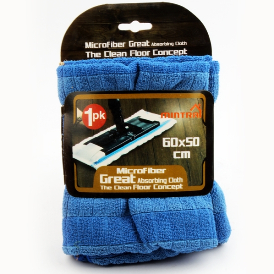 Imagen de Paño de Microfibra (Paño para Limpiar Suelos) Colores Tamaño 50 x 60 cm - Mintra 99365