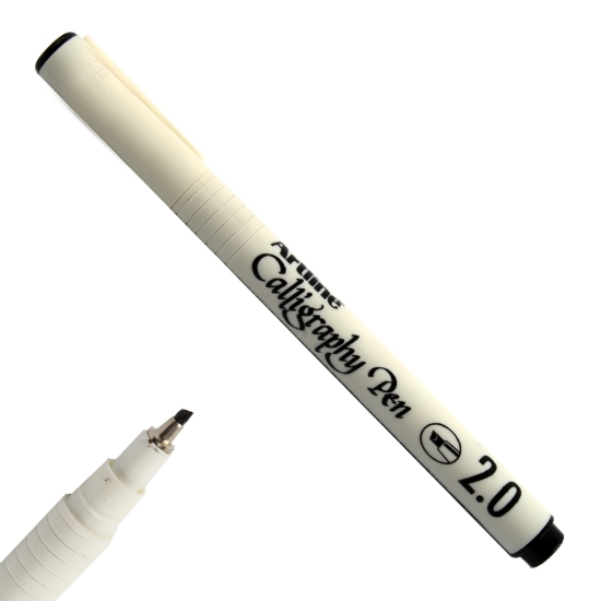 Image de قلم خط عربي 2 مم أسود آرت لاين موديل EK 242N/AB