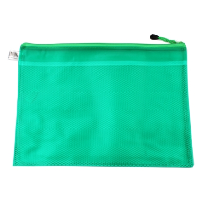Picture of Simba Plastic Zipper File B4 Size - green