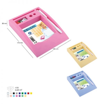 Show details for ARK PAPER HOLDER CUP PLATSIC + PEN + CLIPS PIN - MODEL 558 Picture of ARK PAPER HOLDER CUP PLATSIC + PEN + CLIPS PIN - MODEL 558