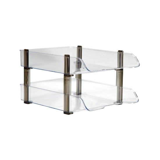 Picture of Plastic Double Document Tray Stable - Ark 4092