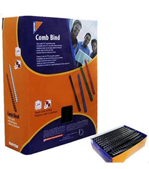 Bild von Comb Bind Pack 100 Stück 21 Ringe 19 mm - Mintra
