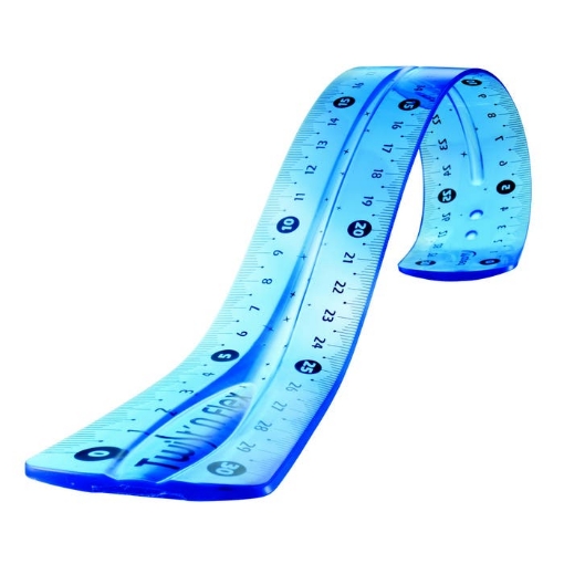 Picture of Ruler Flexible Colors 30cm Model 20031