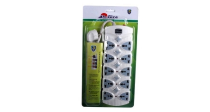 Picture of Power Strip Extension Board 10-Sockets Triple 16-Amp 3-Meter - Giza AXE915