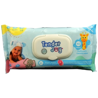 Picture of Wet wipes for kids 40 wipes tender joy model FP0057