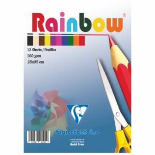 Picture of اسكتش رنبو 1/8 فرخ، 25 × 35 سم ألوان – Clairefontaine