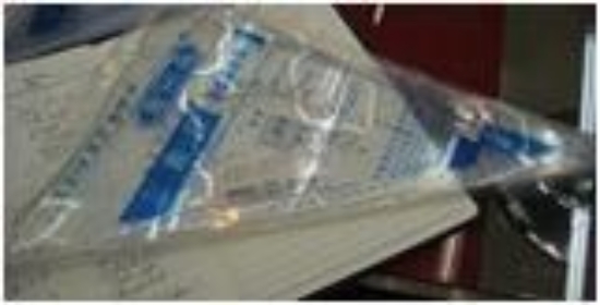 Image de Ensemble de Triangles en Plastique Transparent - 9830B