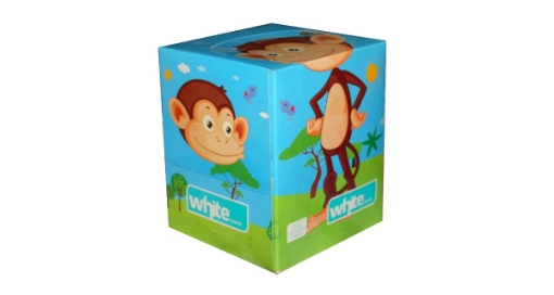 Picture of Tissues Box for Kids 200 - White