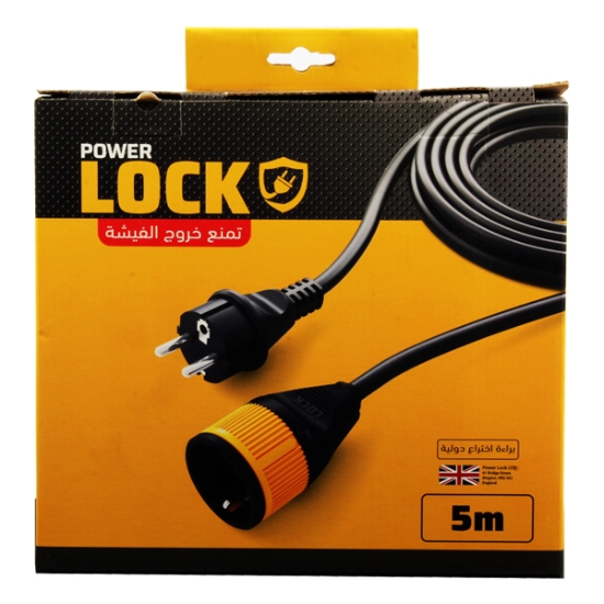 Imagen de Regleta de enchufes y extensión 5 m Power Lock