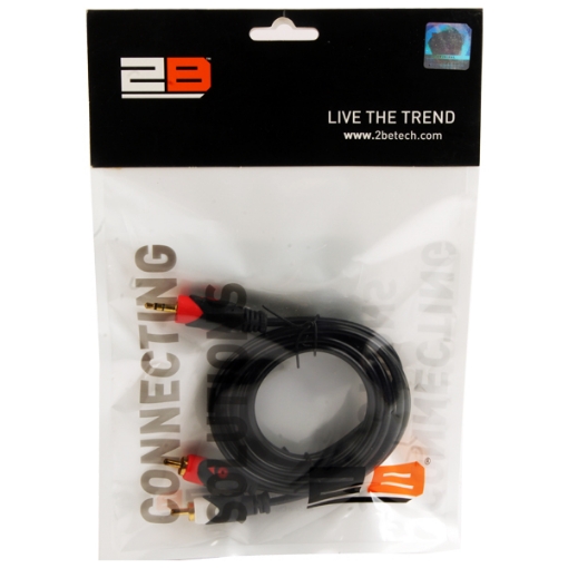 Picture of Black Audio Cable 2*1 – 2B CV203