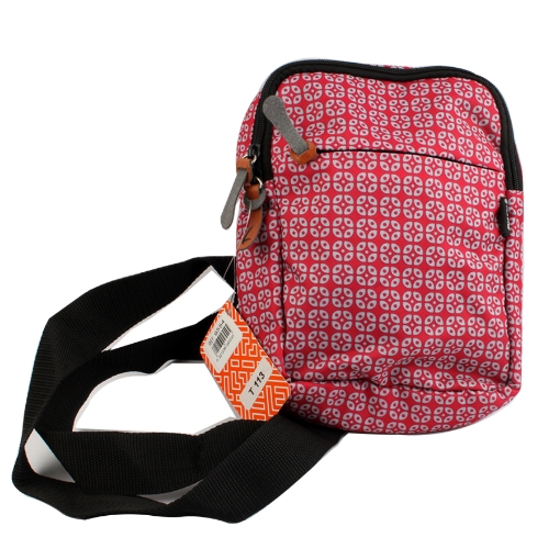 Picture of Crossbody Printed Bag 3 Zippers, Colors, ‎ 25.4 x 21.3 x 7.3 cm - Mintra 9445