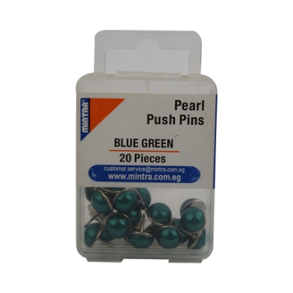 Picture of Office Pin Board Pearl color (blue green Z55) 20 pieces 9566
