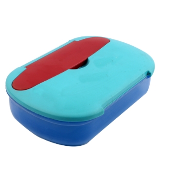 Show details for Rectangular Plastic Lunch Box-A Model 3687 Picture of Rectangular Plastic Lunch Box-A Model 3687