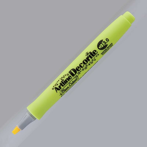 Picture of Decorative Marker Pen Neon Yellow Water-Based - Art Line EDFN3