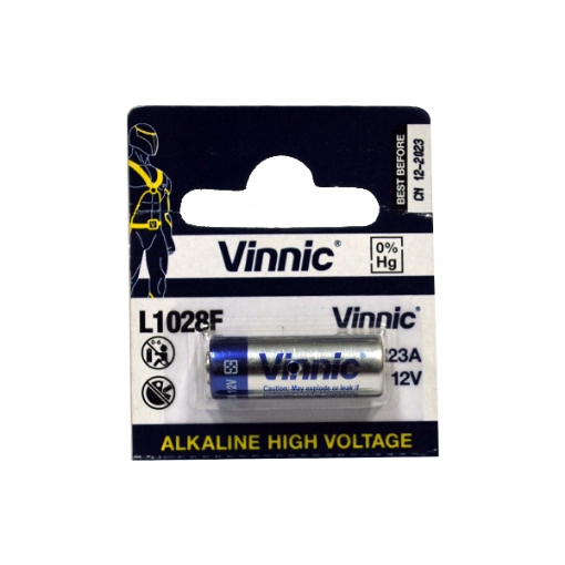 Image de Batterie alcaline pour télécommande de voiture Vinnic, 12V – Modèle L1028F 23A