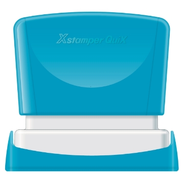Show details for ختم أوتوماتيك ضاغط بالسيريل أزرق 49 * 24 ملم – X stamper - Q12. Picture of ختم أوتوماتيك ضاغط بالسيريل أزرق 49 * 24 ملم – X stamper - Q12.