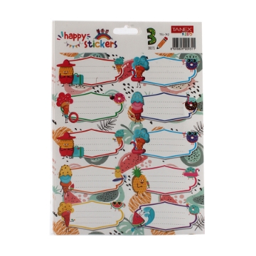 Show details for School labels 10 pieces 3 sheets Tanex Model TSL 742 Picture of School labels 10 pieces 3 sheets Tanex Model TSL 742