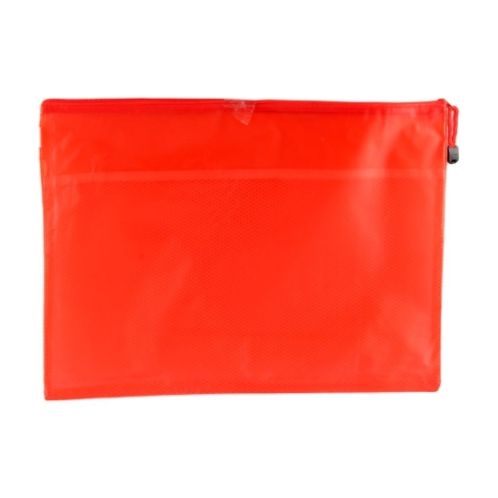 Imagen de Bolsa de Malla con Cremallera Roja A3 - Simba