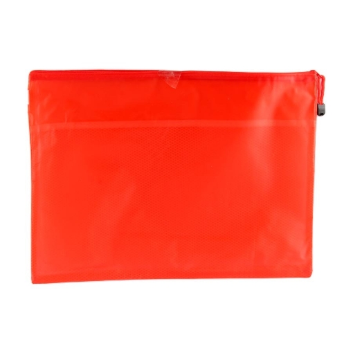 Picture of Mesh Bag with Zipper Red A3 - Simba 