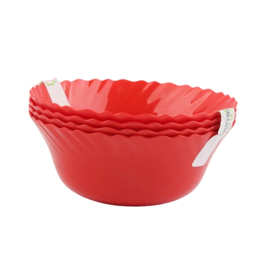 Picture of Set Of Food Bowls 4 Lotus Red 12.8 cm - Mintra 3653