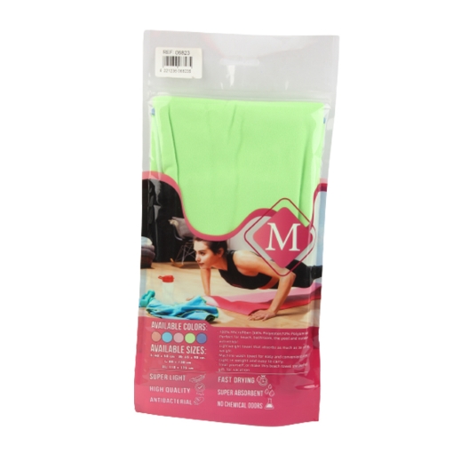 Picture of Swimming towel Green color, size M (90*65)