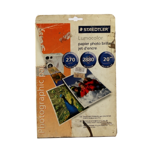 Picture of Glossy Paper 20 Sheets 270 gm A4 European - Staedtler