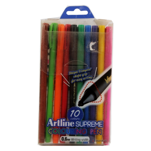 Picture of Set of 10 Supreme Felt-Tip Pens 0.6 mm - Art Line EPFS-210