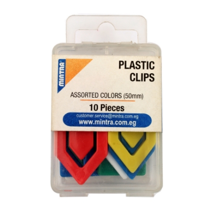 Picture of Paper Clips, Assorted Colors 50 ml 10 Pieces - Mintra 94379