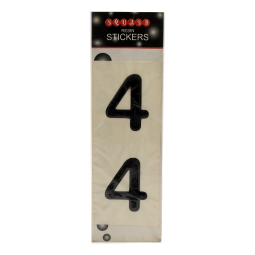 Picture of Resin Numbers Sticker - Squash