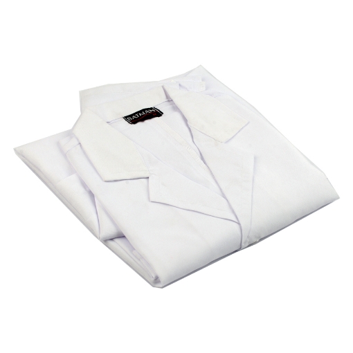 Picture of White coat for adults, size m