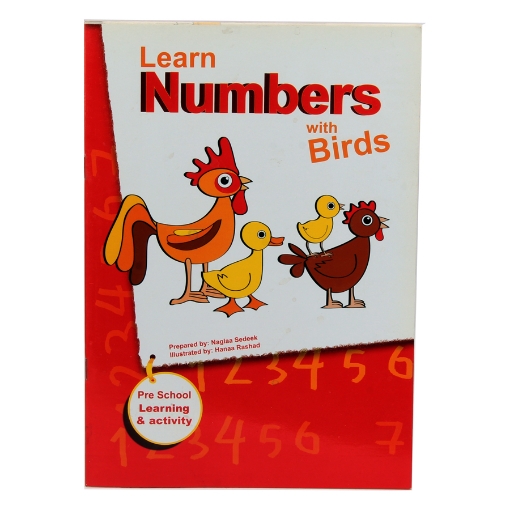 Picture of English Numbers Learning Book A4