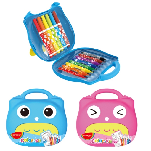 Picture of Bag of Crayon Color 16 colors Keyroad Model KR971745