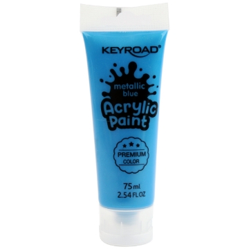 Show details for Acrylic Paint Metallic Blue 75 ml Keyroad Model KR972209 Picture of Acrylic Paint Metallic Blue 75 ml Keyroad Model KR972209