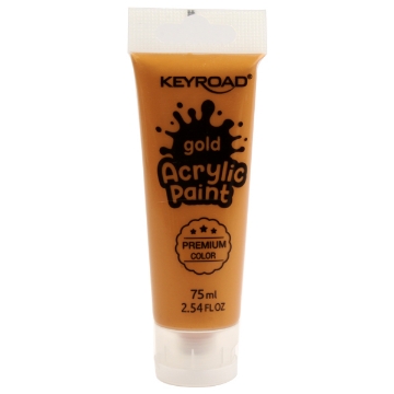 Show details for Acrylic Paint Gold 75 ml Keyroad Model KR972211 Picture of Acrylic Paint Gold 75 ml Keyroad Model KR972211