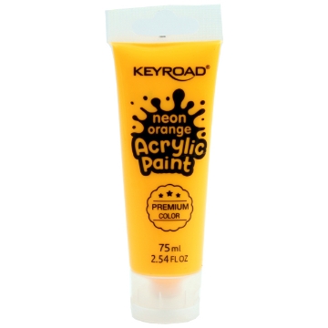 Show details for Acrylic Paint neon Orange 75 ml Keyroad Model KR972215 Picture of Acrylic Paint neon Orange 75 ml Keyroad Model KR972215