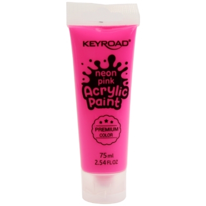 Picture of Acrylic Paint neon Pink 75 ml Keyroad Model KR972216