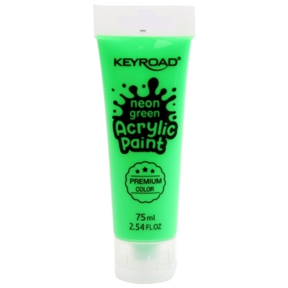 Picture of Acrylic Paint neon Geen 75 ml Keyroad Model KR972217