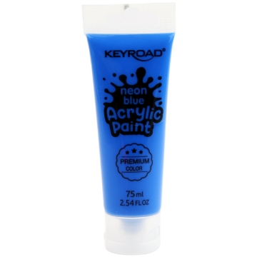 Zeige Details für Acrylfarbe Neonblau 75 ml Keyroad Modell KR972218 Bild von Acrylfarbe Neonblau 75 ml Keyroad Modell KR972218
