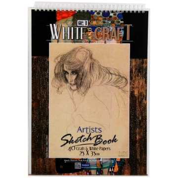 Show details for اسكتش رسم سلك وايت اند كرافت 40 ورقه 25 × 35 سم Picture of اسكتش رسم سلك وايت اند كرافت 40 ورقه 25 × 35 سم