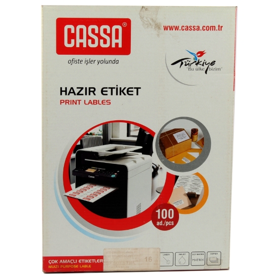 Bild von CA1105 ستيكر كمبيوتر كاسا 100 قطعة 105 ×37.11 مم