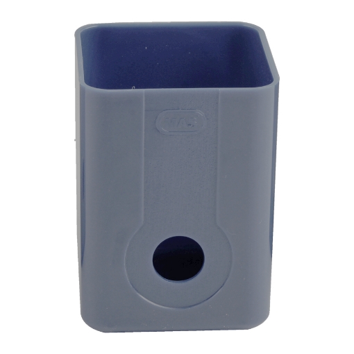 Picture of Pen Cup Grey Square Plastic - Mas 1440