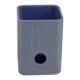 Show details for Pen Cup Grey Square Plastic - Mas 1440 Picture of Pen Cup Grey Square Plastic - Mas 1440