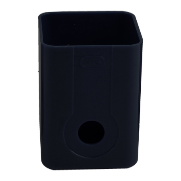 Show details for Square Plastic Pen Holder Black - Mas 1440 Picture of Square Plastic Pen Holder Black - Mas 1440