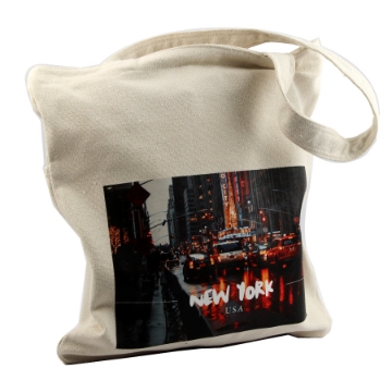 Show details for Shoulder bag fabric with handle Dawenha New York Picture of Shoulder bag fabric with handle Dawenha New York